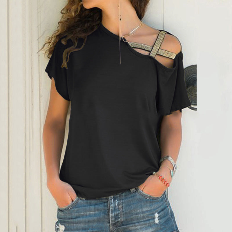 Criss Luxe Off-Shoulder