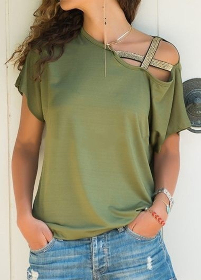 Criss Luxe Off-Shoulder