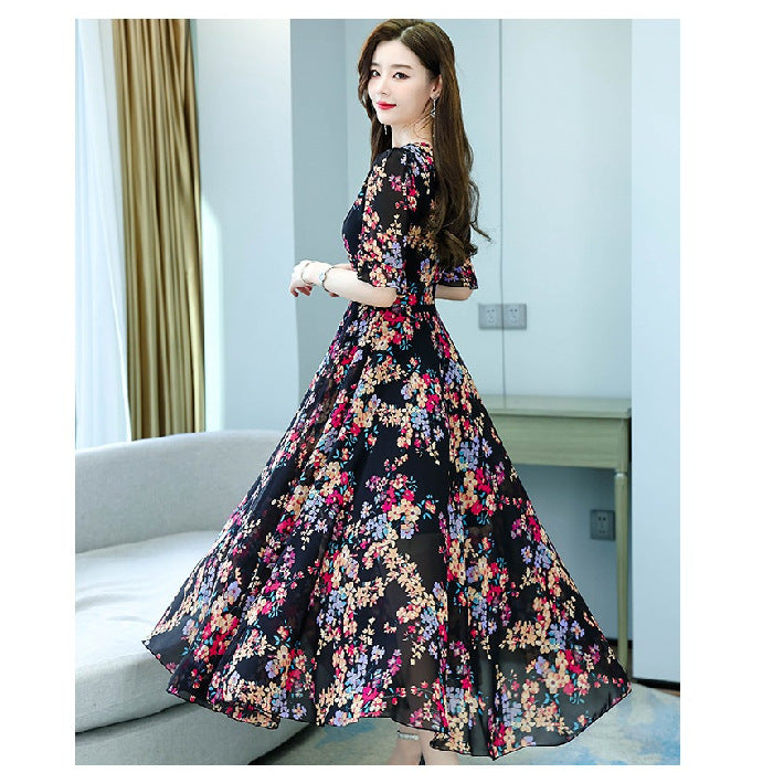Sleek V-Curve Gown