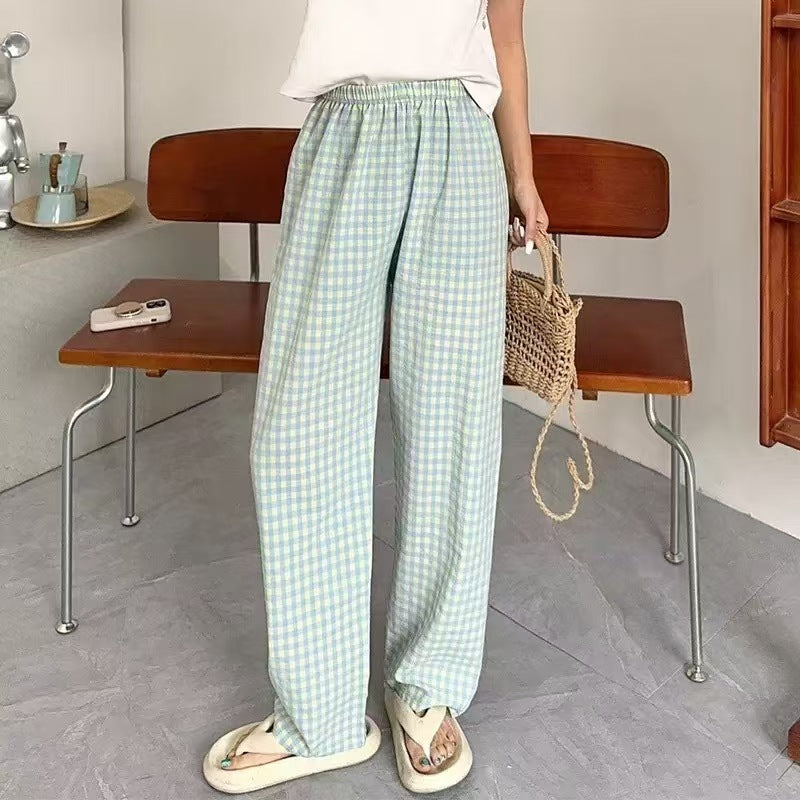 Velvet Plaid Flares