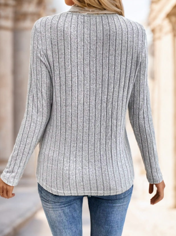 Velure Ribbed Top