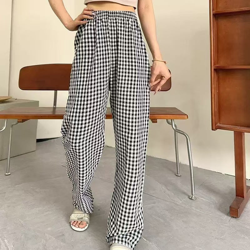 Velvet Plaid Flares